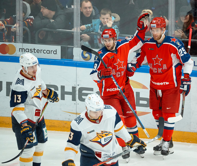 Матч между командами ЦСКА и «Металлург» / Фото: © Василий Пономарев / Sportbox.ru 