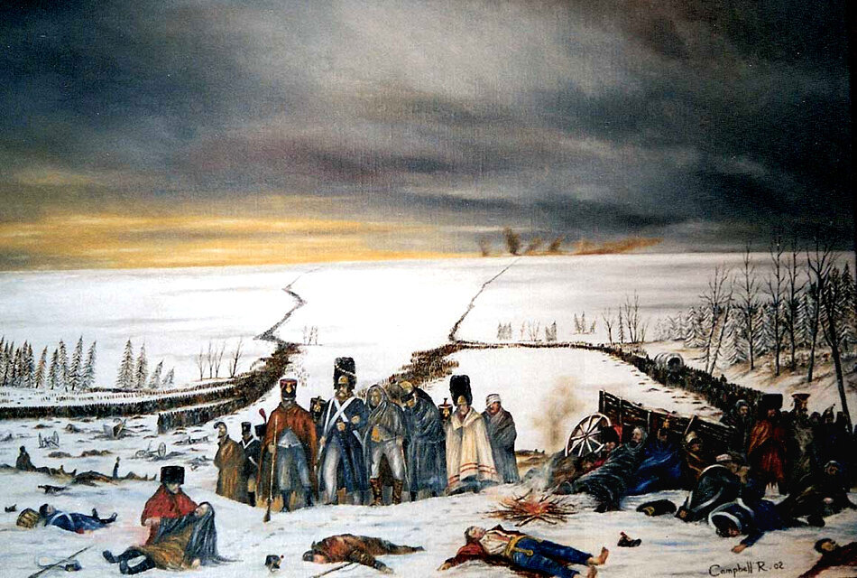 Отступление Наполеона 1812. Французы отступление 1812 года. Бегство армии Наполеона из России.