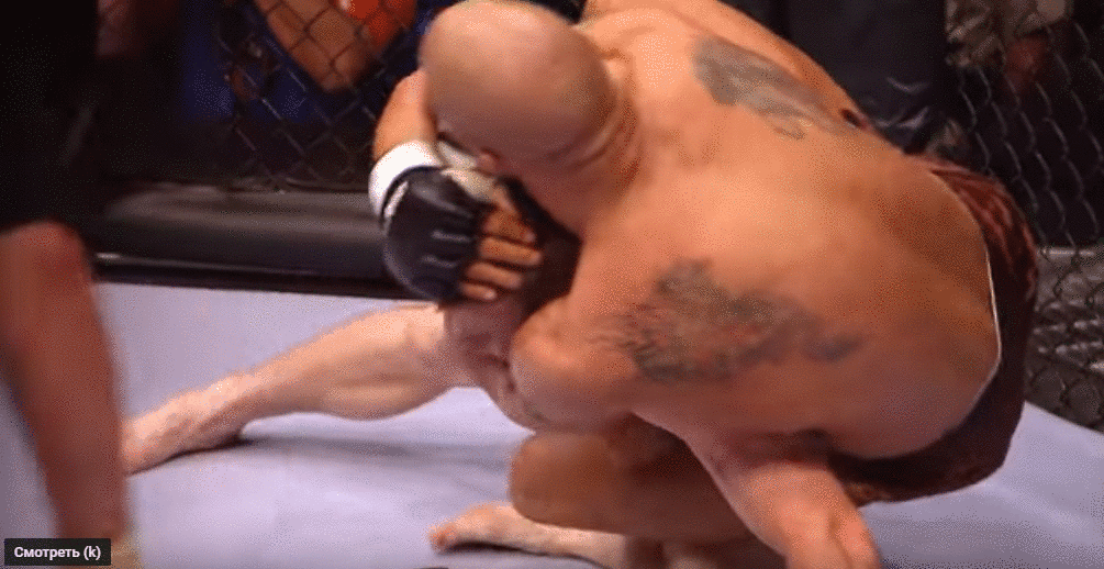 Именно тот момент с проносом соперника и броском! Сабмишн был со спины.