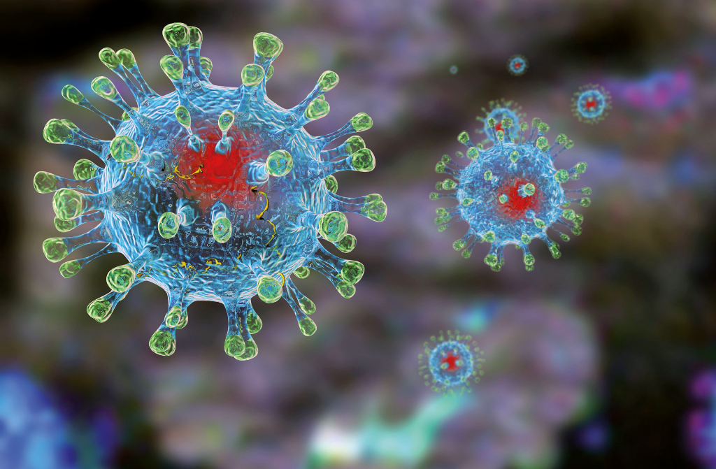 Коронавирус под микроскопом