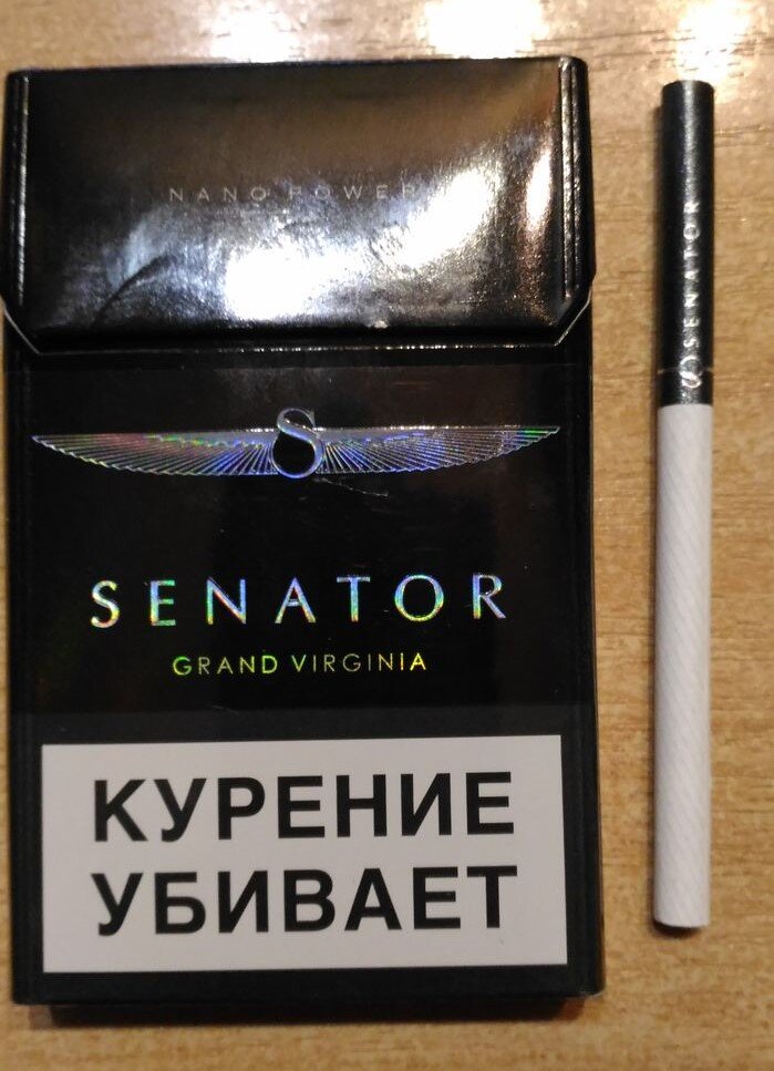 Обзор акцизных сигарет Senator original tobacco blend nano …