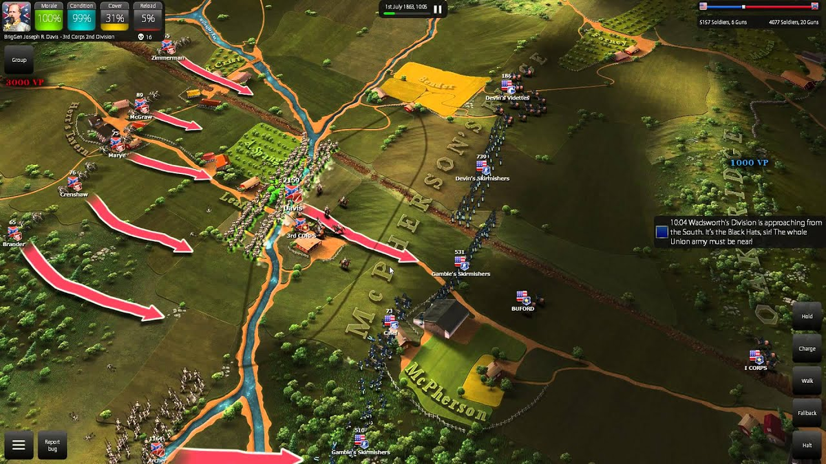 Хардкорные стратегии Ultimate General. ч.1 Gettysburg. | Игры с душой | Дзен