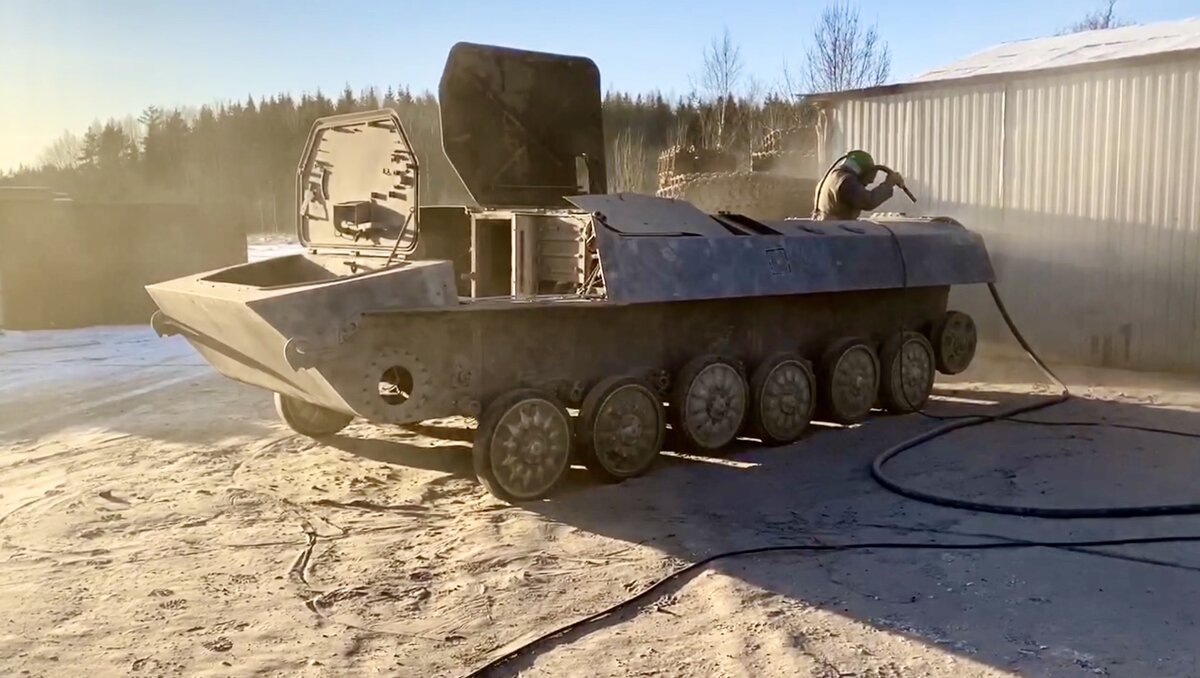 Лодка (корпус) МТЛБ 