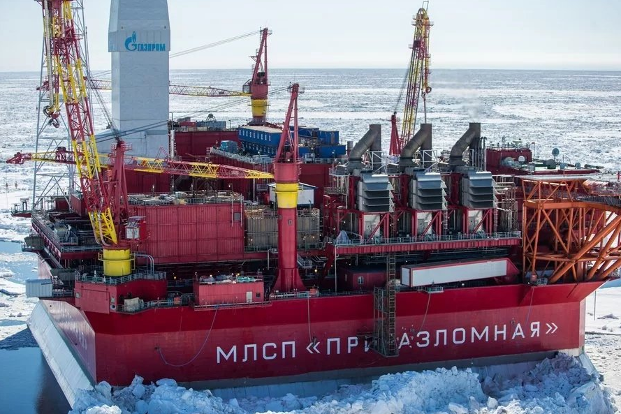 Нефтяные платформы в баренцевом море