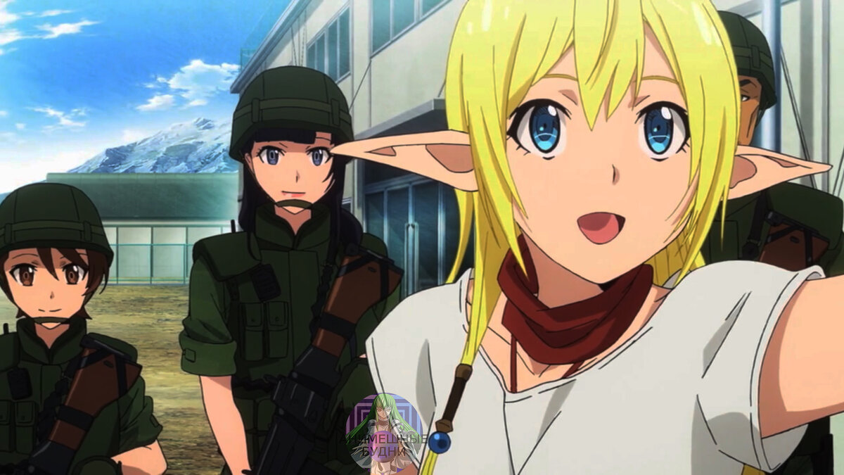 Скриншот из аниме - Врата: Там бьются наши воины / Gate: Jieitai Kanochi nite, Kaku Tatakaeri