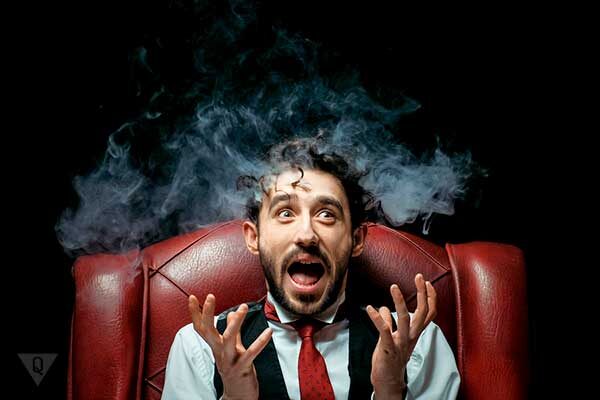 На самом деле в том числе курение делает человека нервным