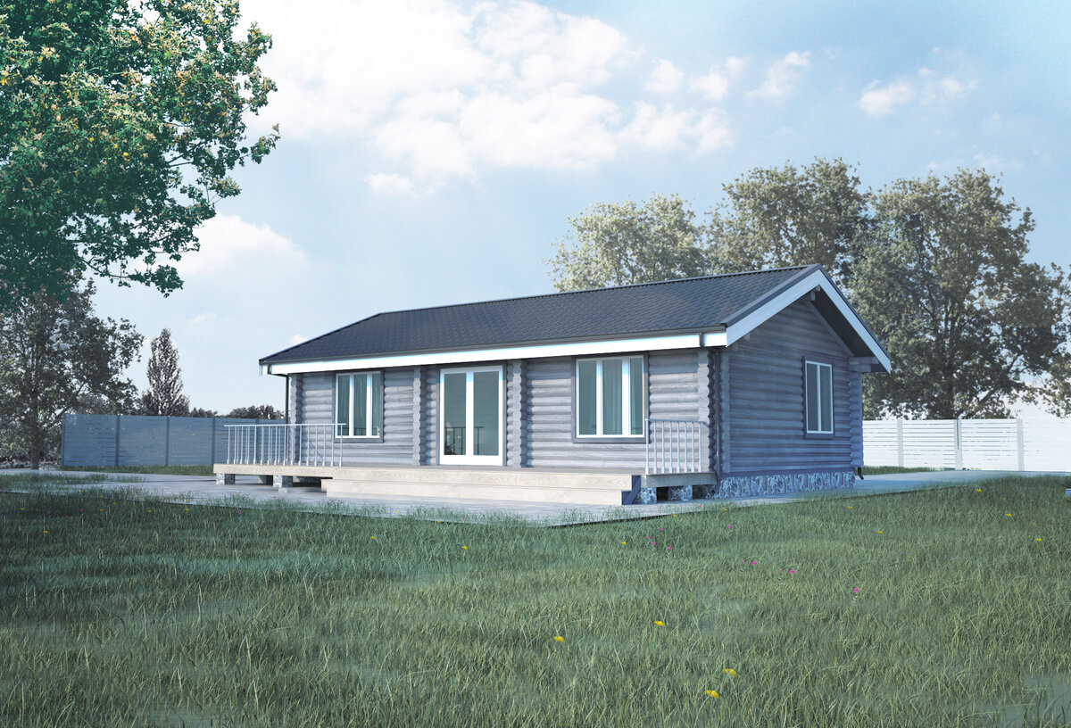 Проект деревянного дома S-182 от "Экохоум" 