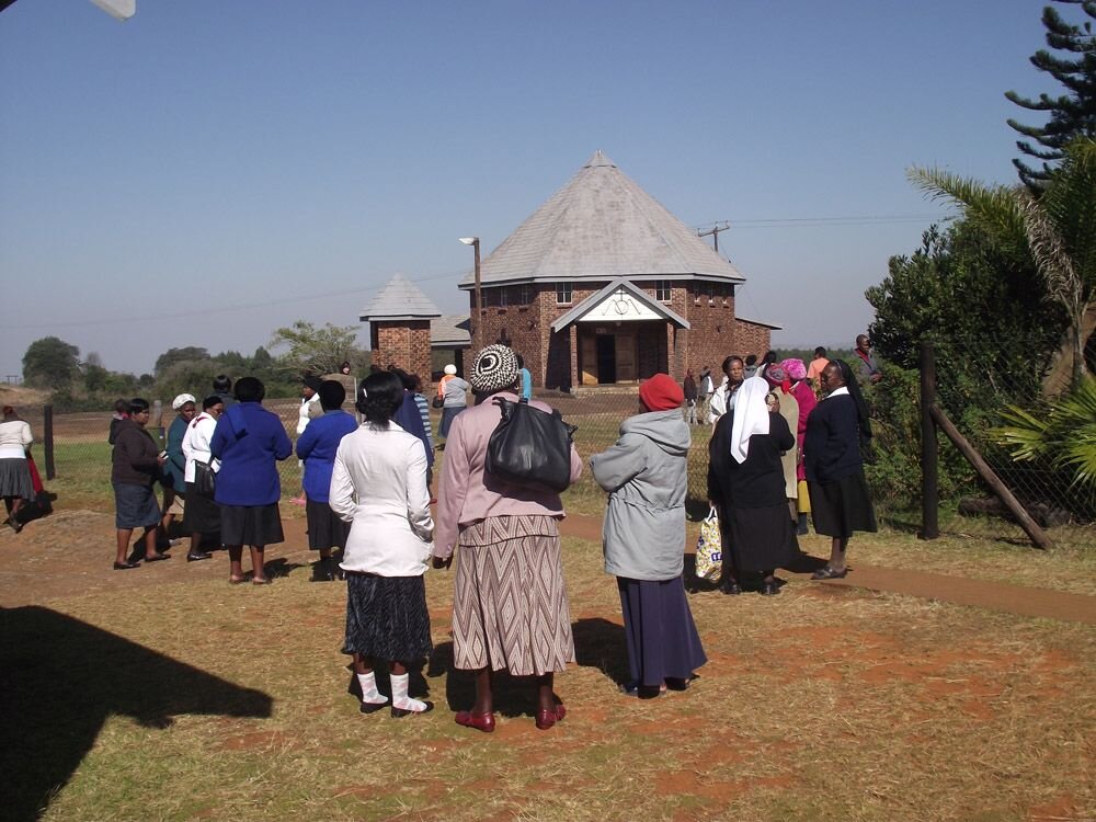 Общий вид храма Марии в Нгоме