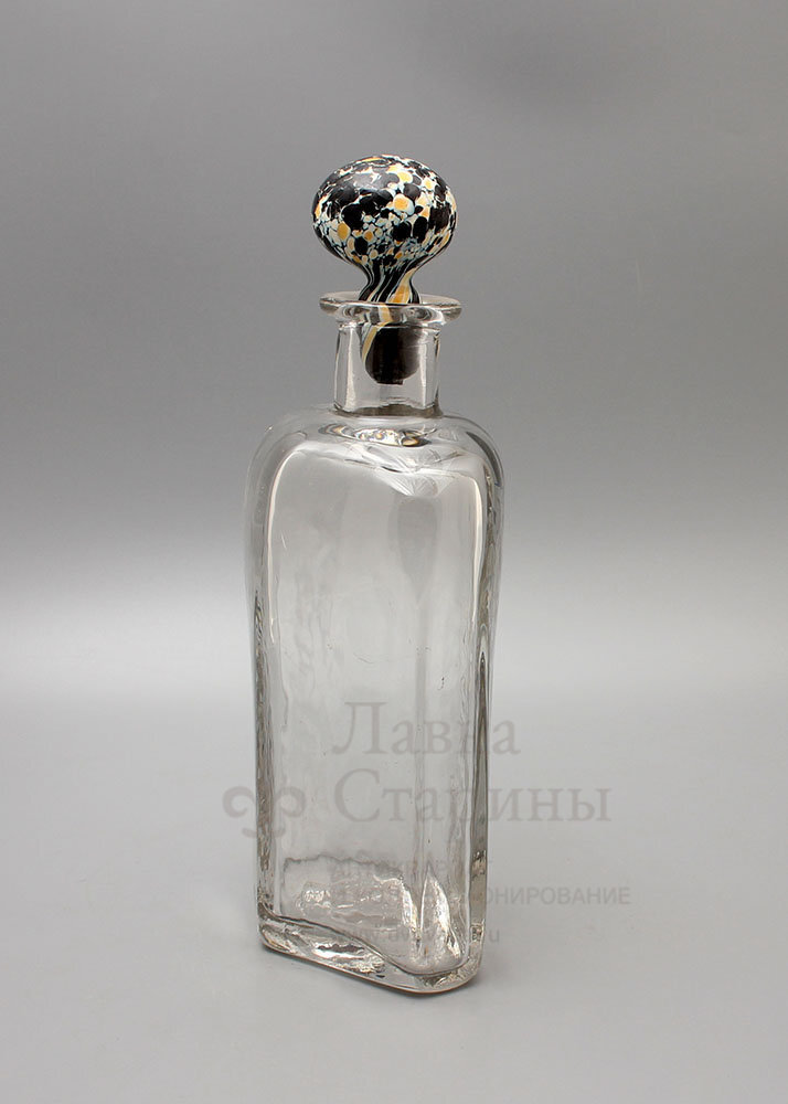 Стеклянный штоф, СССР, стекольный завод «Красный май», 1950-60 гг.