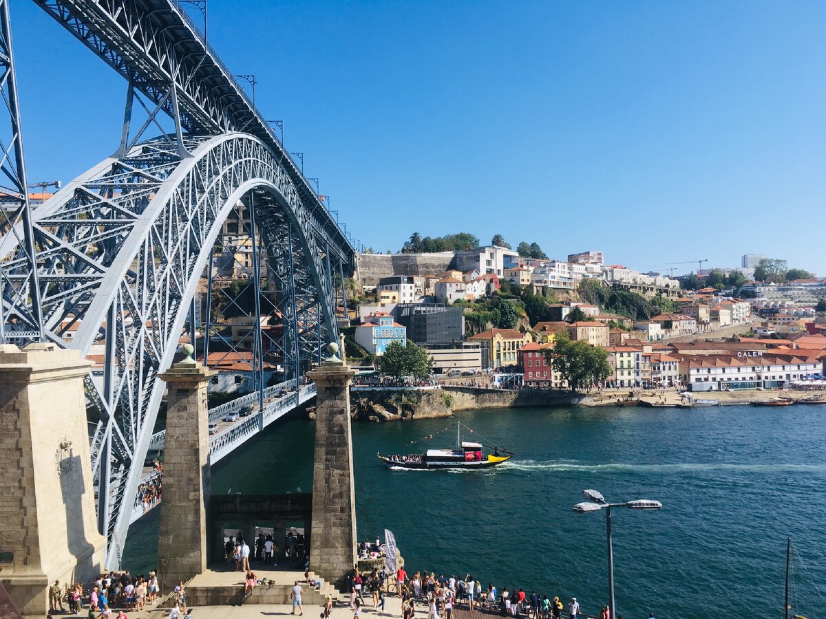 Вид на реку Дору в Порту