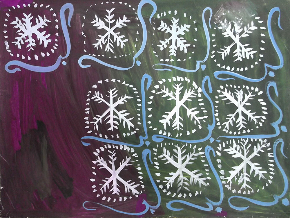 Снежинка с вензелями