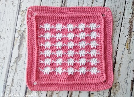 Квадрат крючком