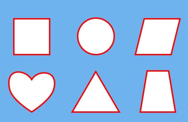 Вот изображение разных фигур