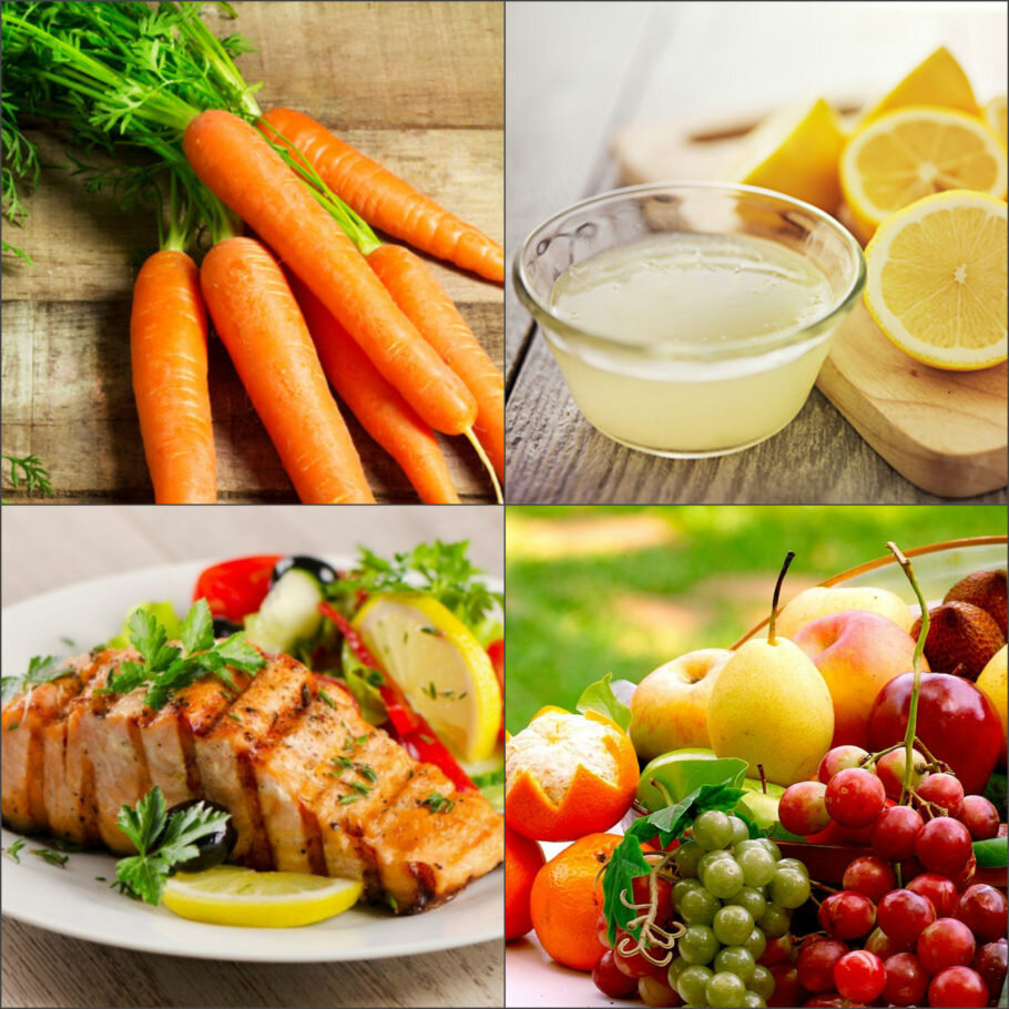 Варианты продуктов, допустимых к употреблению