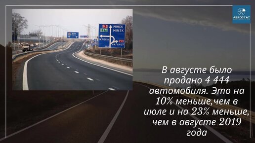 Продажи автомобилей в Белоруссии упали на 23%