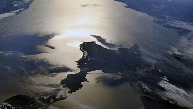 Крым из космоса, фото с сайта - crimea.ria.ru