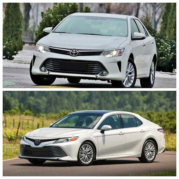 белая Камри 70