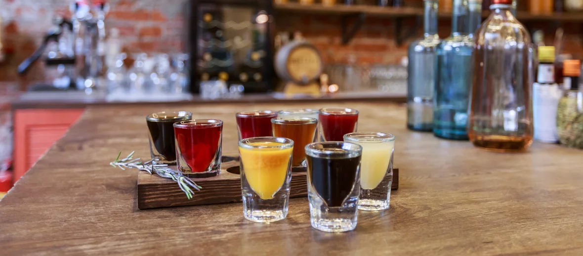 Я был в таком стрессе, что сфотать свои шоты не успел. Поэтому взял фото с сайта https://svoboda-cafe.ru/ 