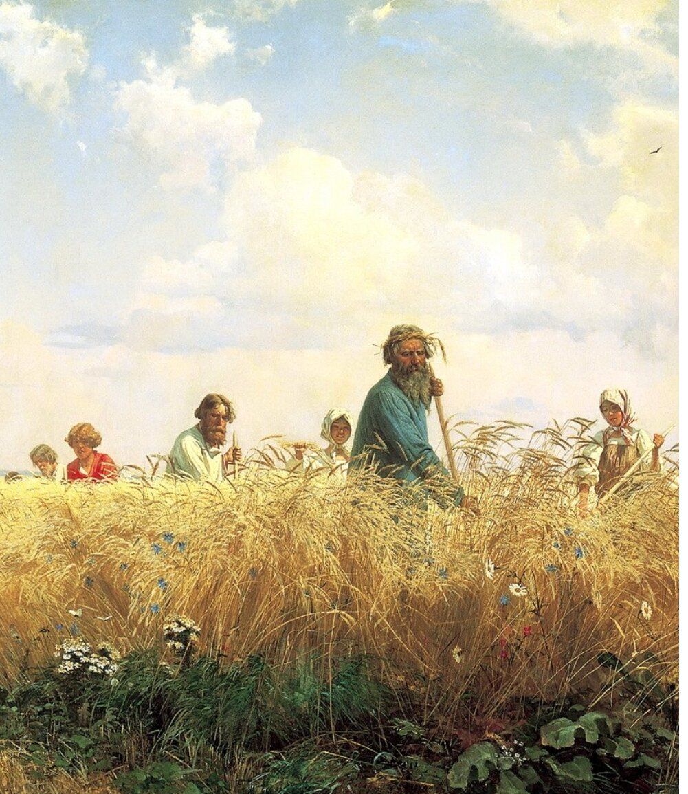 Косцы тест. Бунин косцы рисунок к рассказу. Косцы тест. В жаркий день 6 косцов. Пластов косцы.