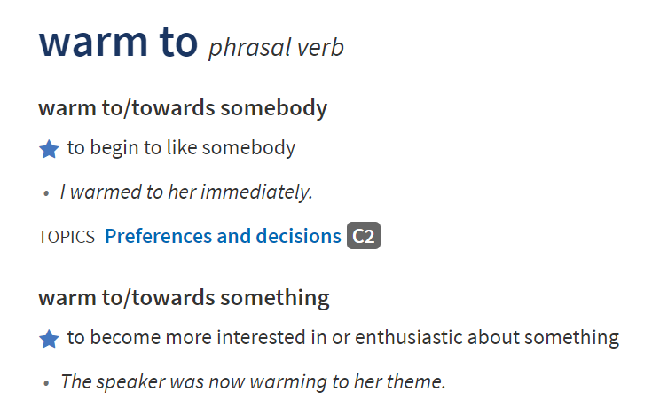 Скриншот с сайта www.oxfordlearnersdictionaries.com