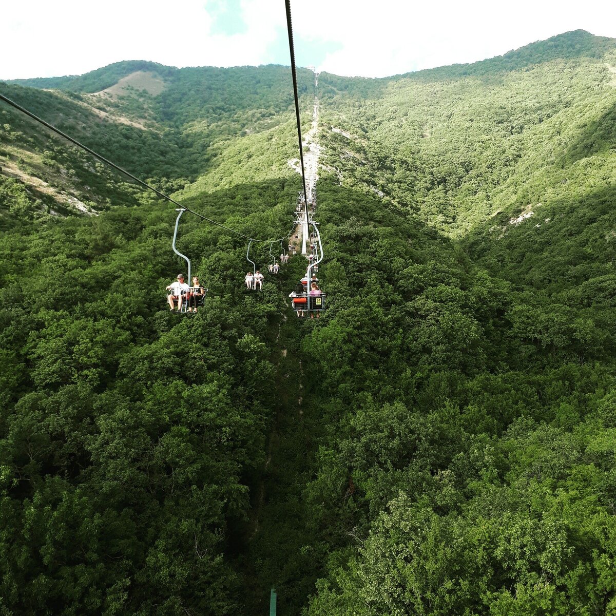 Подъем на канатной дороге Сафари Парка