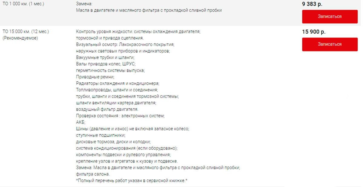 ТО на KIA Mohave 