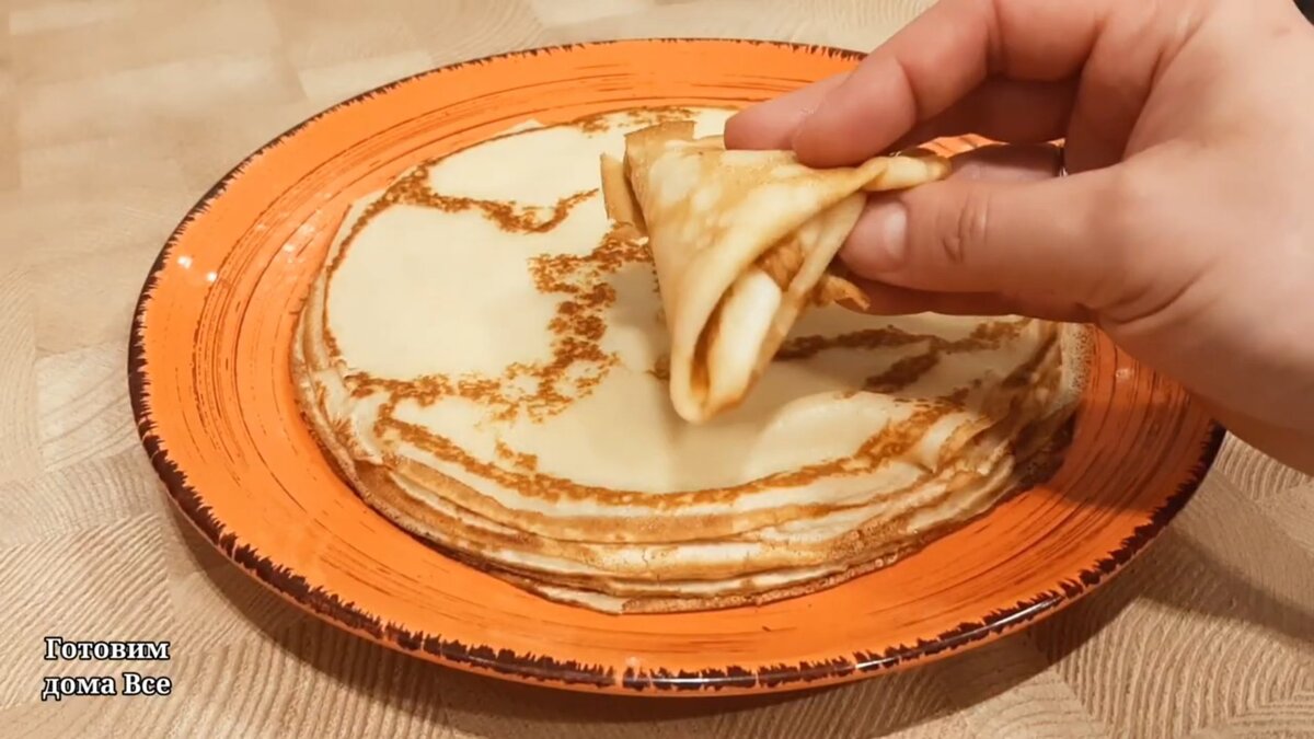 Блины на молоке