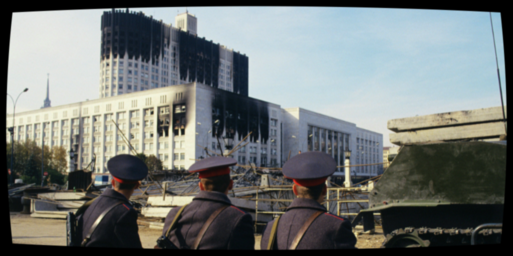 Расстрел Белого дома в Москве. 1993 г.