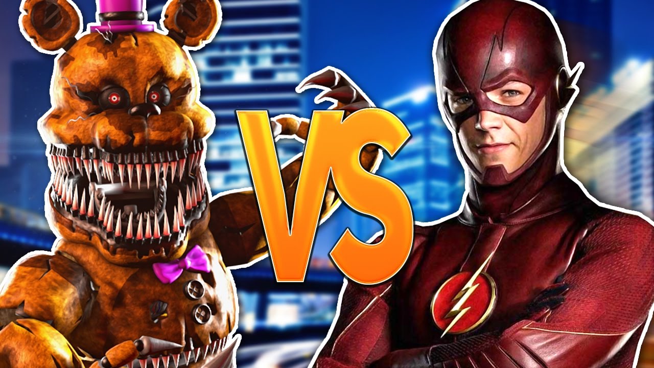 Флэш Vs Фредди Фнаф | Супер РЭП Битва | Flash Против Freddy Fazbear (fnaf)