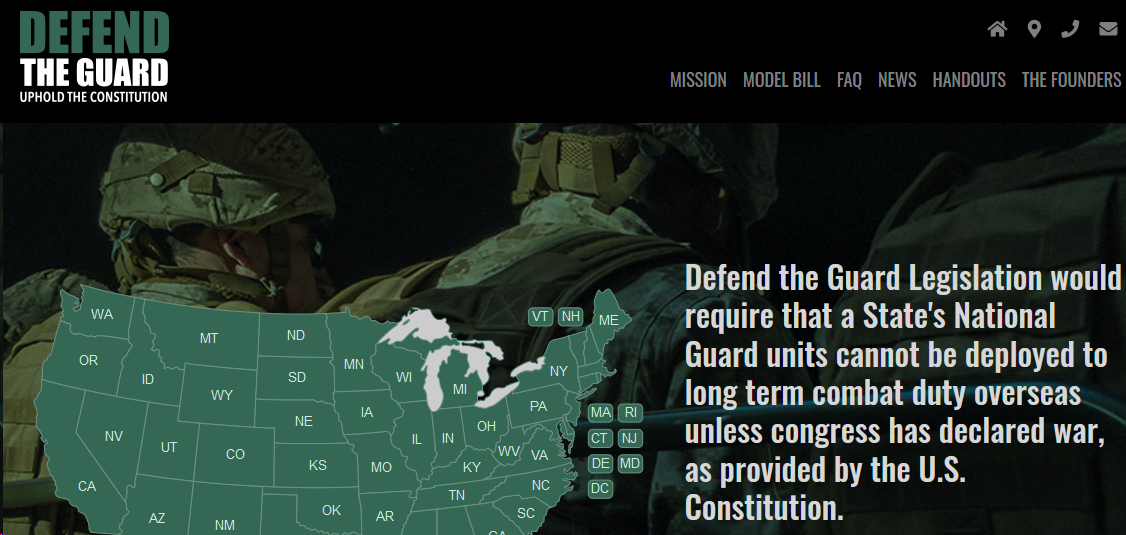 Скриншот сайта https://www.defendtheguard.us/