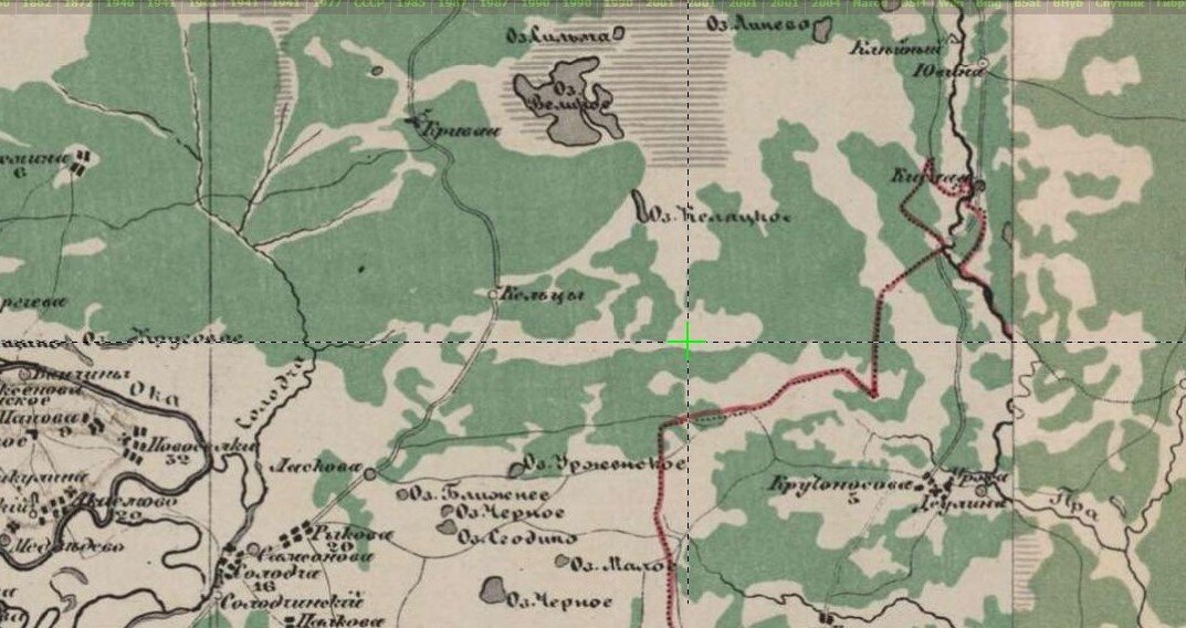 Карта Стредьбицкого 1871 г