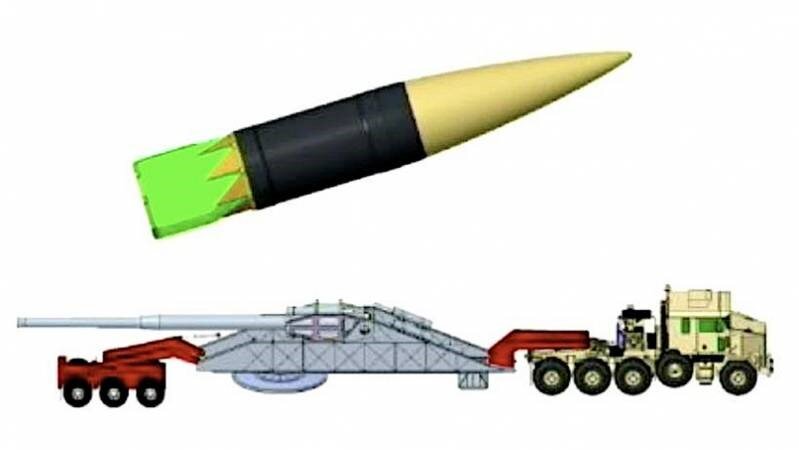 Вариант внешнего вида Strategic Long Range Cannon (SLRC). Взято из Яндекс-картинок