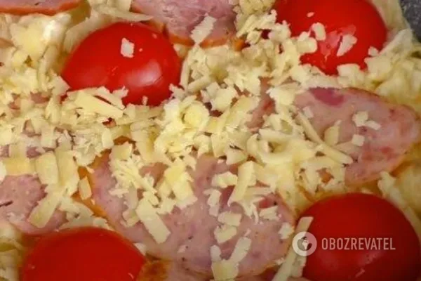 Посыпать сыром