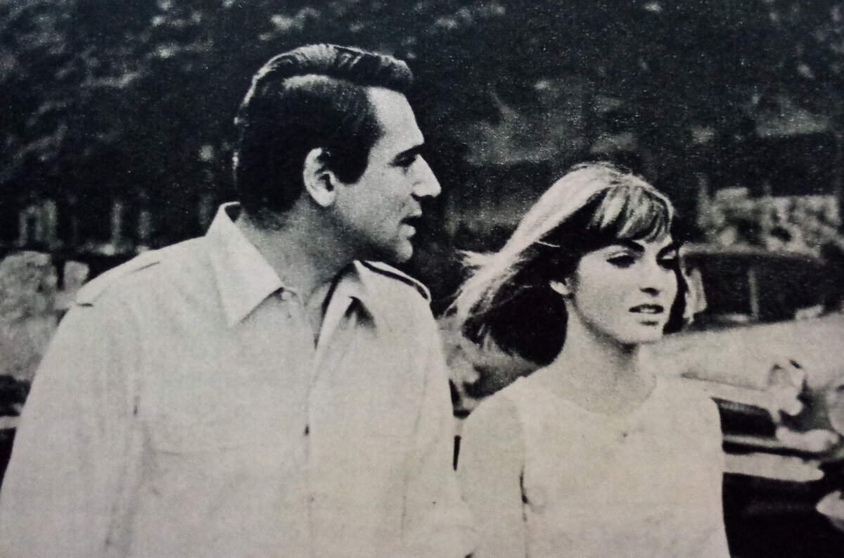 Робер Оссейн и актриса Мари-Франс Пизье