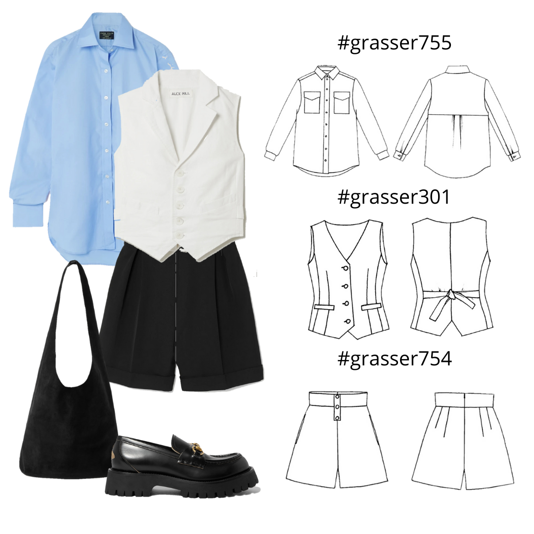 Вариант образа по готовым выкройкам Grasser