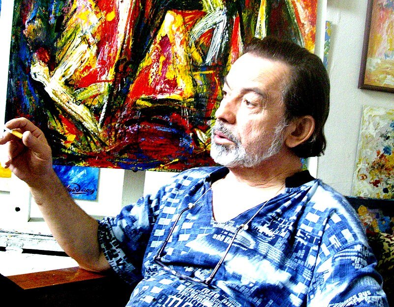 Шамиль Шайдуллин за работой, 2007 год 