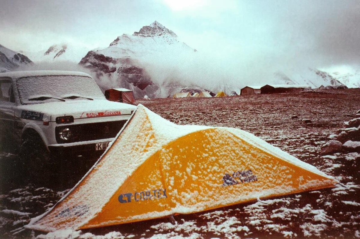 «Нива» – первый автомобиль, который поднялся на высоту 5726 метров своим ходом в 1999 году