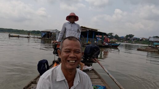 Вьетнамская деревня. Жизнь на воде. Камбоджа 2022