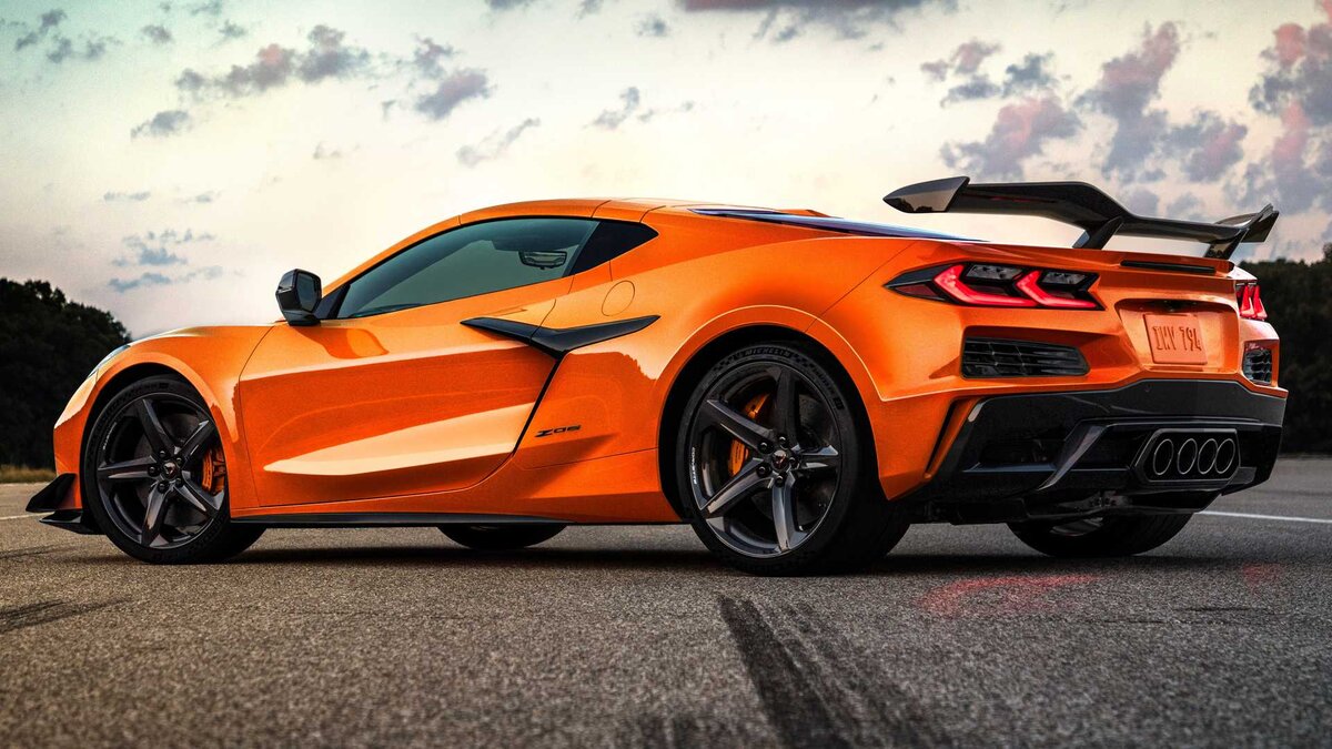 Chevrolet Corvette zr11 ночью