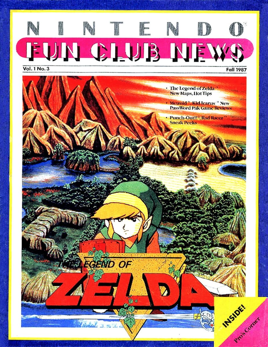 Nintendo Fun Club News - небольшая газетка издаваемая раз в два месяца американским отделением Nintendo. Первый выпуск которой дебютировал в 1987 году.-1-3