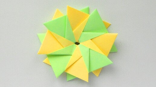 Цветы оригами простые для детей: 7 цветов