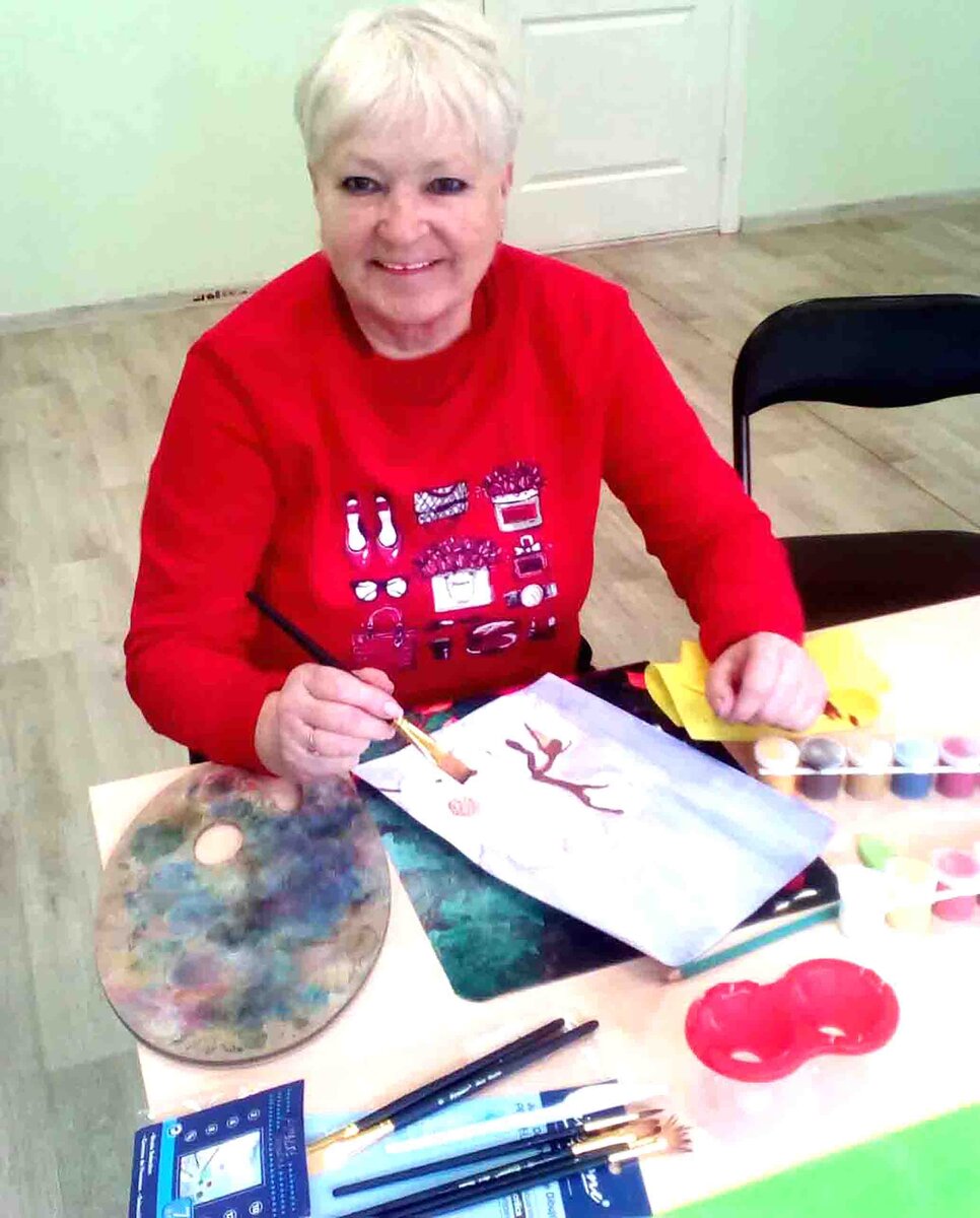 Первое занятие. (Фото автора).