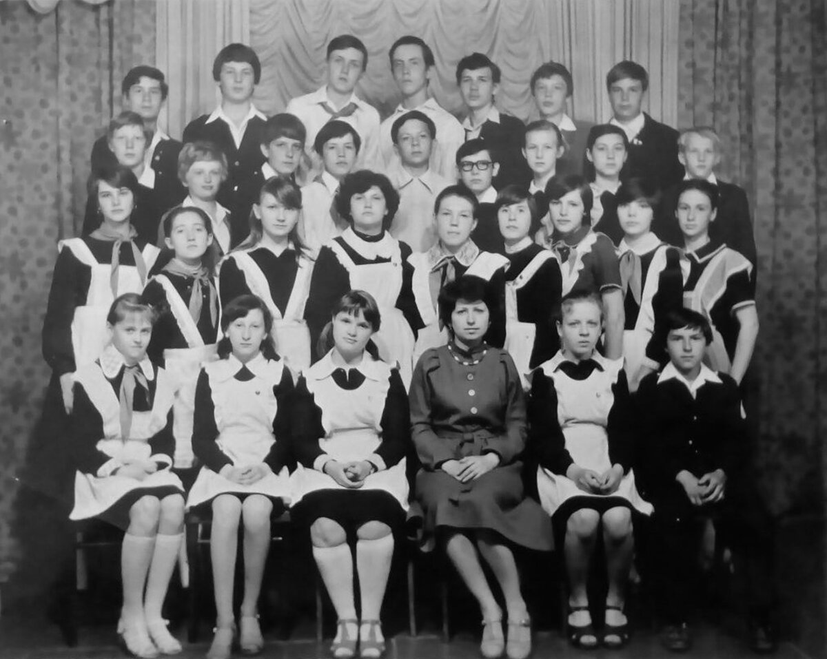 8-ой класс средней школы, СССР.