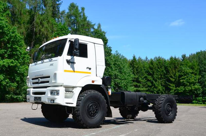 Полноприводное шасси КамАЗ-43502