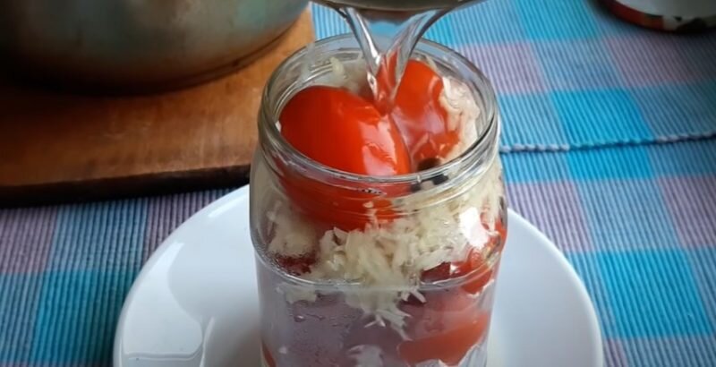 Помидоры в снегу