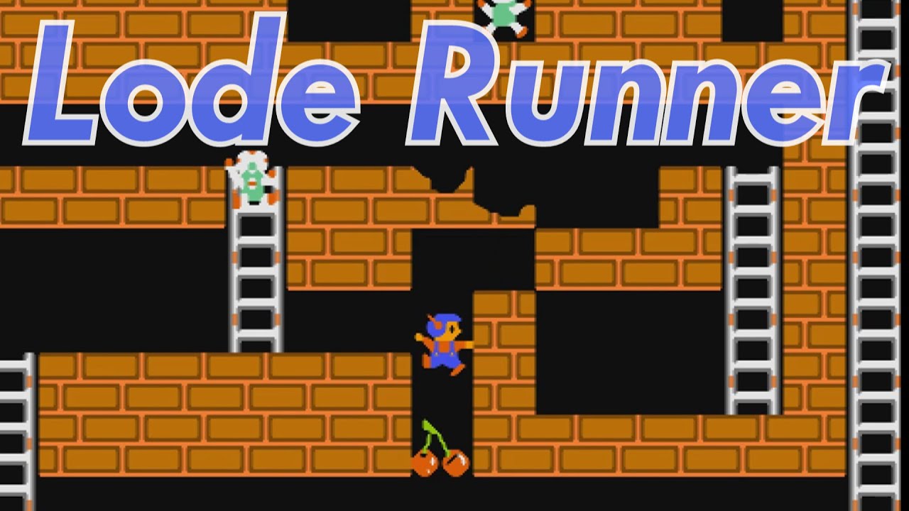 Lode Runner - (NES - Dendy - Famicom - 8 bit) - Полное прохождение игры  Лоде Руннер на денди без комментариев