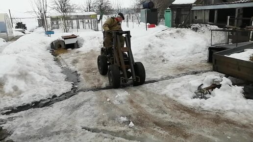 Вот и поехал.Минипогрузчик.