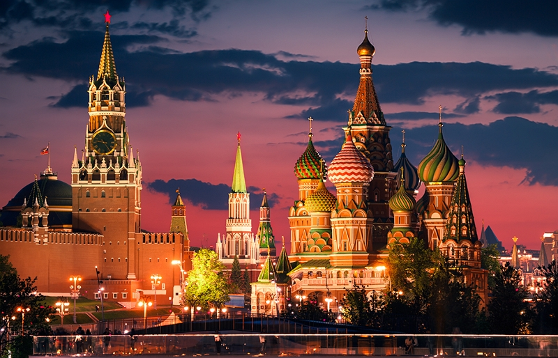 Кремль и собор Василия Блаженного