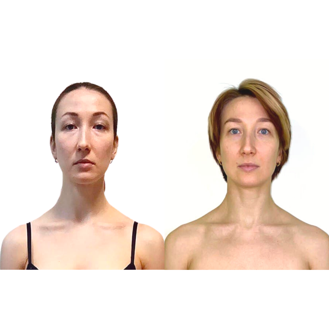 Результаты ручного моделирования лица