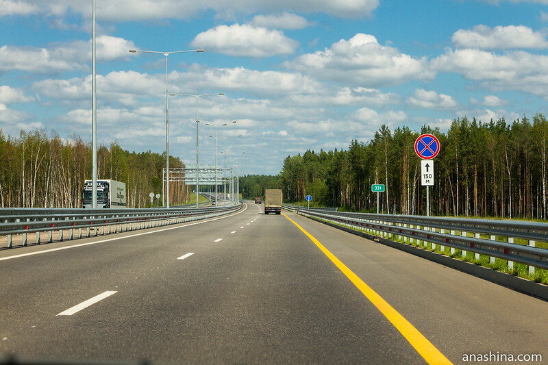 Трасса М-11 в Тверской области